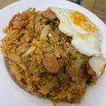 Cooksnap của Hưng Ngô khi họ làm theo món Cơm rang xúc xích Hàn Quốc