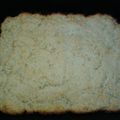 El cooksnap de Leticia Merola cuando hizo Fainá de Queso.