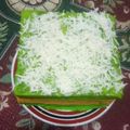 Cooksnap dari Aish Sukatendel Farih untuk resep Rainbow cake kukus ny.liem empuk enak wangi