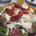 El cooksnap de Hernan Diego Martin cuando hizo Ensalada de Burrata, espinaca y tomates secos.