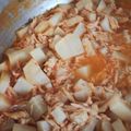 El cooksnap de Daniela Alcantara cuando hizo Pechuga de pollo deshebrada con tomate. ॐ.