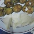 El cooksnap de Yaiza Caballero cuando hizo Calabacín al ajillo.