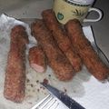 El cooksnap de ailu ascueta cuando hizo Salchichas rebozadas.