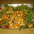 El cooksnap de Lady Marmalade cuando hizo Ensalada de Rúcula, Garbanzos y Semillas. Rica en Omega 3!.