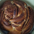 El cooksnap de Nieves Martinez cuando hizo Rosca trenzada de chocolate y nueces.