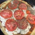 El cooksnap de Juli cuando hizo ~Pizza Keto de mozzarella~.
