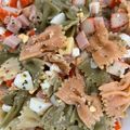 El cooksnap de astrid badia cuando hizo Ensalada de pasta con atún, huevo y bocas de mar.