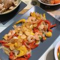 Mollie 的 甜椒蒜香炒蝦子 cooksnap