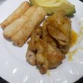 El cooksnap de Alex Ortega cuando hizo Pechuga de pollo en salsa de naranja.