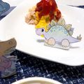 Gniy Tieng 的 恐龍火山飯糰 cooksnap