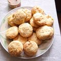 El cooksnap de Laura Corti cuando hizo "Scones de queso".