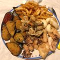 il Giulia 🌺 quando ha preparato Il cuoppo o fritto misto