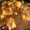 El cooksnap de Annuska Perera cuando hizo Bacalao en salsa con almejas y sepia al eneldo.