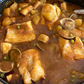 El cooksnap de Annuska Perera cuando hizo Bacalao en salsa con almejas y sepia al eneldo.