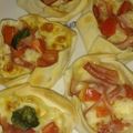 El cooksnap de Jesica Merlo cuando hizo Canastitas Caprese.