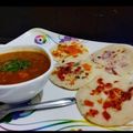 Shubhi Rastogi's cooksnap of when they made Onion and tomato Uttapam.