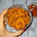 Cooksnap shazrina semasa beliau membuat Kerepek Peria Rangup.