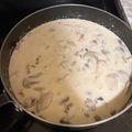 El cooksnap de Cristian porras cuando hizo Pollo en salsa blanca con vegetales.