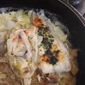 El cooksnap de Catalina PilarJuliá cuando hizo Brótola, crema, cebolla, perejil.