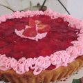 El cooksnap de Nadia Micaela González cuando hizo Tarta de frutillas.