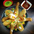 Keya Mandal's cooksnap of when they made বেসন দিয়ে পাউরুটি টোস্ট(Besan diye pauruti toast recipe in Bengali).