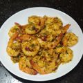 Chandana Pal's cooksnap of when they made ষ্টর ফ্রায়েড চিলি গার্লিক পেরি পেরি প্রন(stir fried chilli garlic prawn recipe in Bengali).