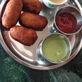 Manju Gupta's cooksnap of when they made वेजिटेबल कटलेट.