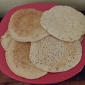 El cooksnap de Gabriel Escalante cuando hizo Tortilla salada con harina de arroz.