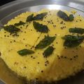 Tasneem Khan का कुकस्नैप जब उन्होंने इन्स्टैंट खमण (ढोकला) (Instant khaman (Dhokla) recipe in hindi) बनाया था।