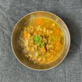 titir chowdhury's cooksnap of when they made মিক্সড ভেজিটেবল চিকেন স্যুপ(mixed vegetable chicken soup recipe in Bengali).