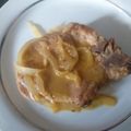 El cooksnap de Angélica Gdy cuando hizo Cerdo a la naranja y jengibre con zanahorias.
