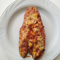 El cooksnap de Ariadna cuando hizo Pizza de berenjena con carne🍆🍕.