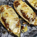 El cooksnap de MMar González Gómez cuando hizo Berenjena rellena.