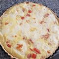 El cooksnap de Chofus🐷 cuando hizo Tarta de jamón y queso completa.