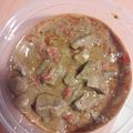 El cooksnap de DMORA cuando hizo Hígado de cerdo encebollado.
