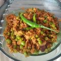 SANGEETASOOD का कुकस्नैप जब उन्होंने वेज कीमा मटर (Veg Keema Matar recipe in Hindi) बनाया था।