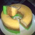 Cooksnap dari Entrikitchen untuk resep Birthday Rainbow Cake Kukus