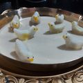 Anusree Goswami's cooksnap of when they made ক্ষীরের পুর ভরা হাঁস দুধপুলি(kheerer pur bhara has doodh puli recipe in Bengali).