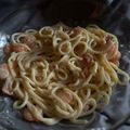 Moharos Alexandra Cooksnap-ja, amikor elkészítette a(z) Tejszínes garnélás spagetti receptet.