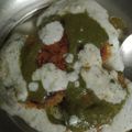 Rita Sharma का कुकस्नैप जब उन्होंने आलू टिक्की और छोले (aloo tikki aur chole recipe in hindi) बनाया था।
