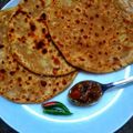 Nandini Mukherjee Ghosh's cooksnap of when they made আলু পরোটা Aloo porota recipe in Bengali).