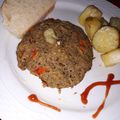 El cooksnap de Manes Ricardo cuando hizo Hamburguesas de lentejas rellenas con queso 😋.