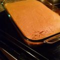 Jim's cooksnap of when they made Brownie Pumpkin Pie Bars.