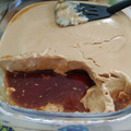 El cooksnap de Silvia cuando hizo Flan de turrón con helado.