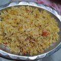 Diya Kapoor 's cooksnap of when they made Frie rice.