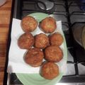 El cooksnap de hariana cuando hizo Croquetas de arroz con jamón y queso.