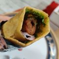 Vandana Mathur का कुकस्नैप जब उन्होंने रोटी कबाब रैप (Roti kabab wrap recipe in Hindi) बनाया था।