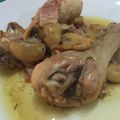 El cooksnap de Marieta cuando hizo Pollo con champiñones.