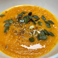 El cooksnap de Irene-Guirao cuando hizo Crema de calabaza con cúrcuma.