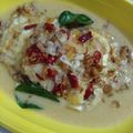 Cooksnap dari Rinie Apriliana untuk resep Telur mata sapi santan